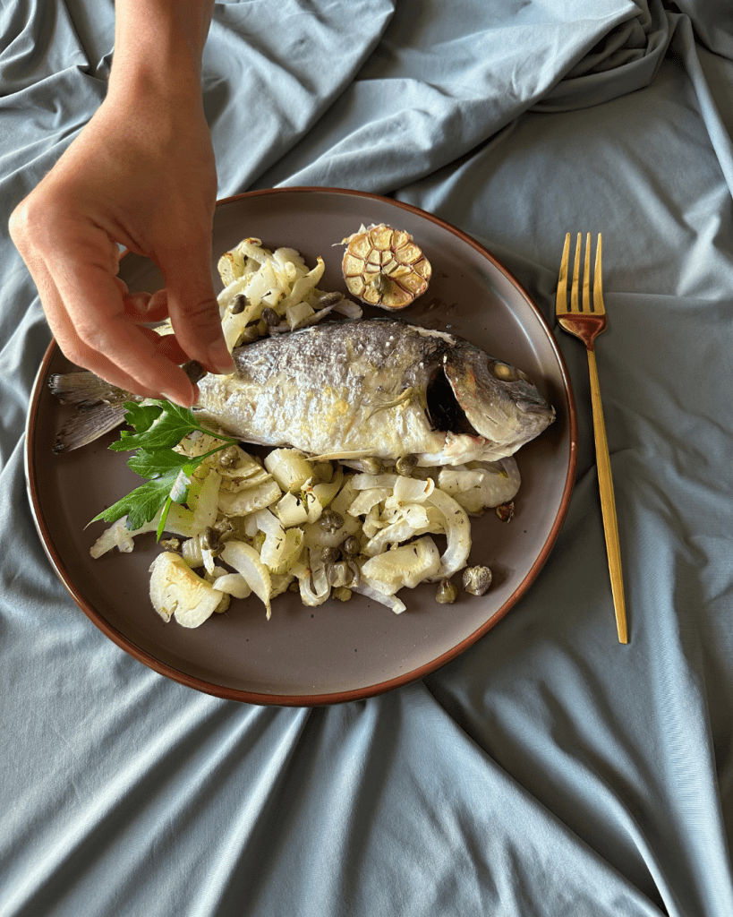 Holistic Fitness Coaching: Get Fit, Stay Energized & Feel Calm Without the Gym 2 Beautifully arranged Mediterranean plate with fresh fish and fennel, Holistic Fitness Coaching